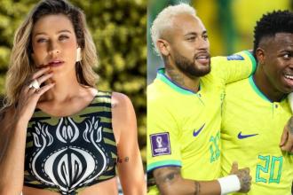Após treta com Neymar, Luana Piovani enaltece Vini Jr.: 'Verdadeiro ídolo'