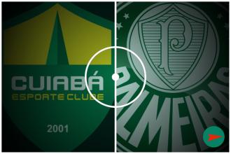 Cuiabá x Palmeiras: onde assistir, horário e escalações pelo Brasileiro
