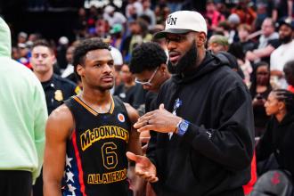 Filho de LeBron diz não ter o sonho de jogar com o pai na NBA