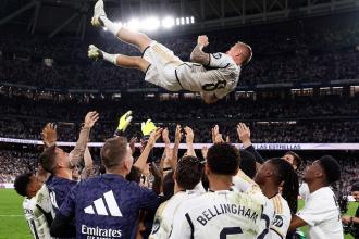 Real Madrid empata com Betis na despedida de Kroos do Bernabéu