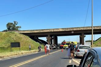 Acidente envolvendo cinco veículos em Uberlândia deixa vítima fatal