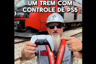 Acredite se quiser: A companhia de trens de São Paulo faz vídeo com PlayStation