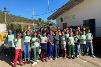 Alunos de escolas públicas de Ouro Preto visitam ETA Itabirito