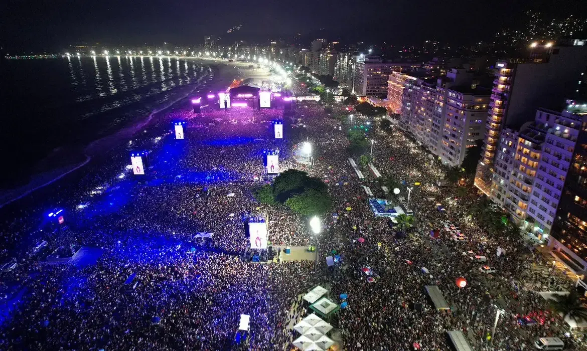 Show de Madonna reuniu cerca de 1,6 milhão de pessoas em Copacabana