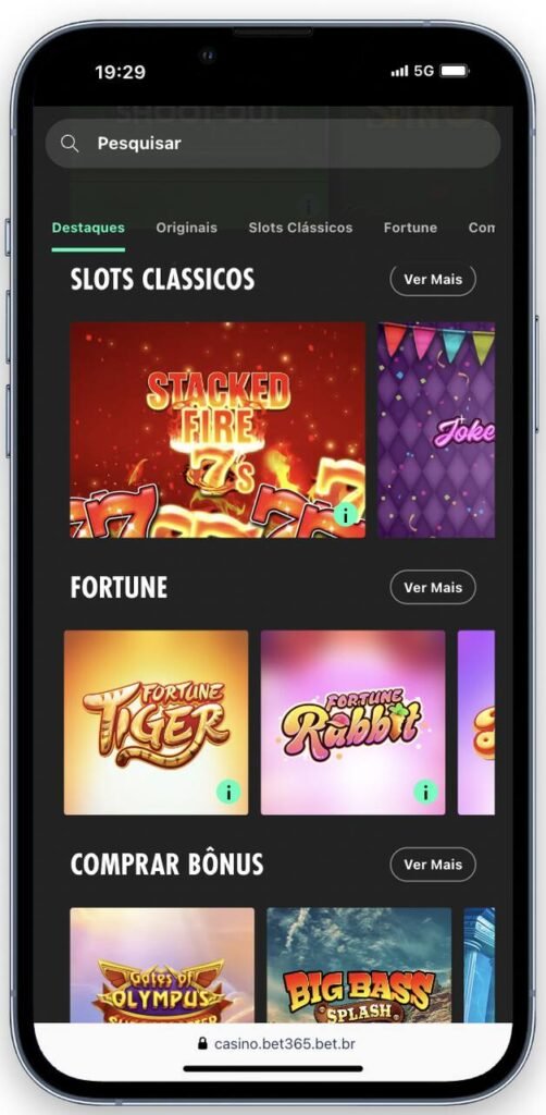 bet365 cassino online para slots