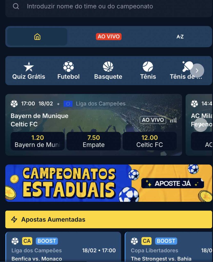 estrela bet futebol