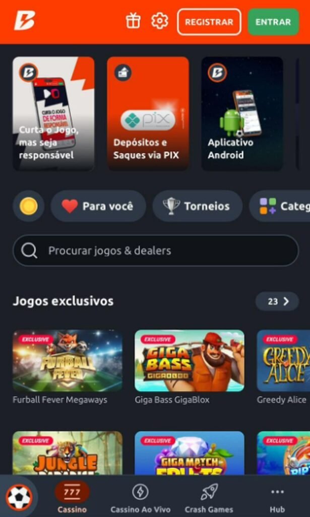 Betano &eacute; um dos cassinos que pagam via Pix