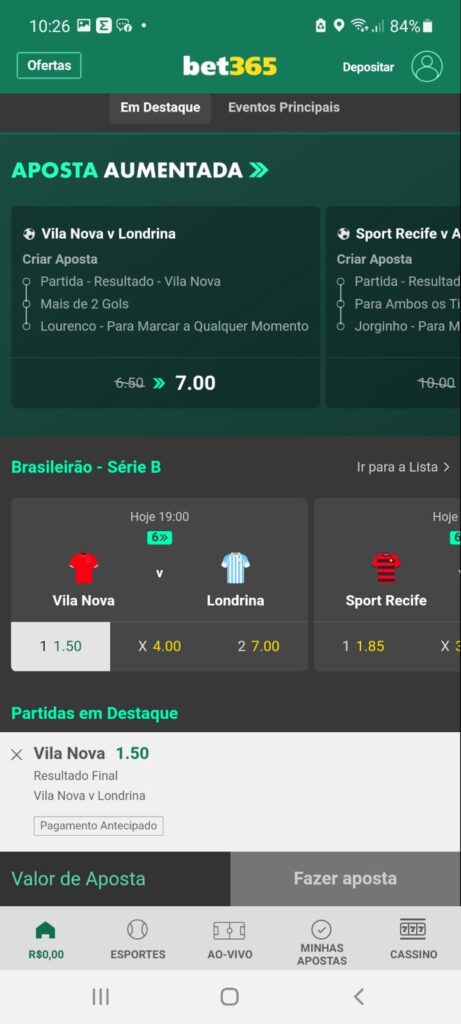 como apostar na bet365 pelo celular