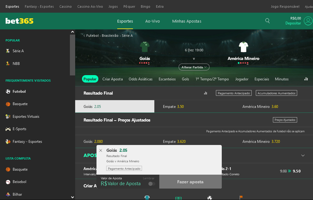 como fazer apostas simples na bet365
