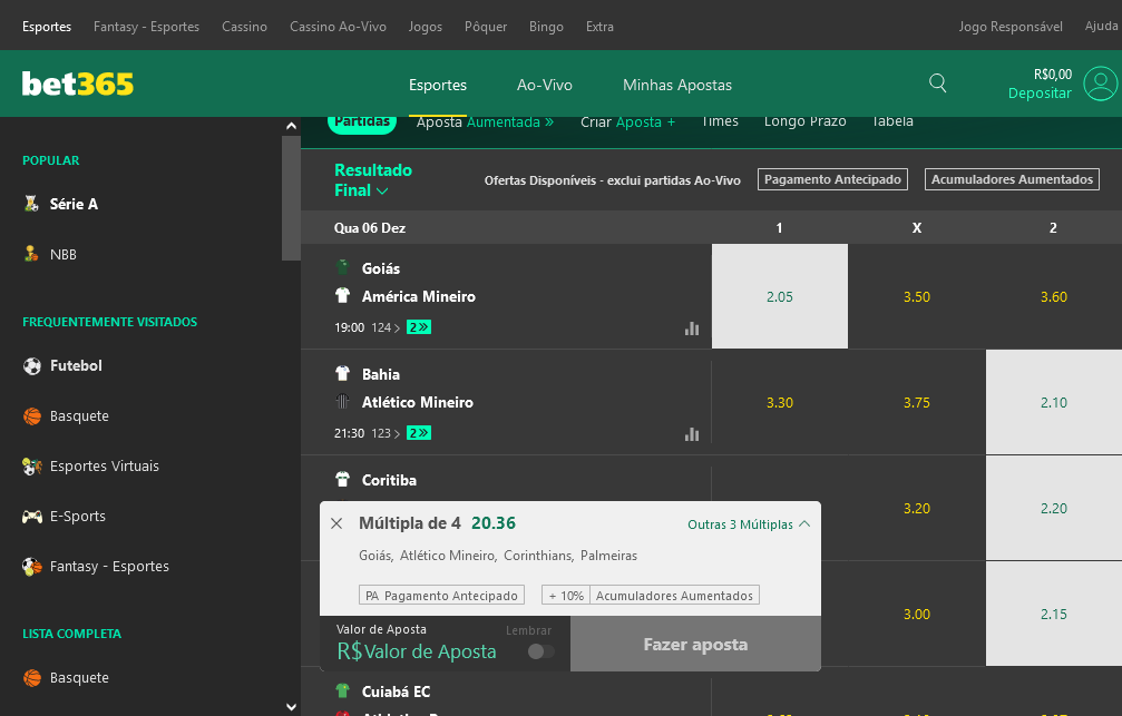 como fazer apostas múltiplas na bet365