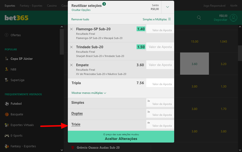 como fazer aposta sistema na bet365