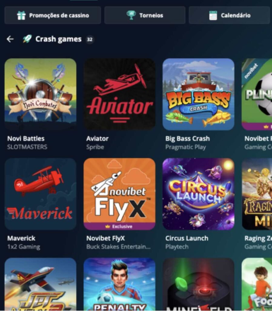 crash games na novibet 