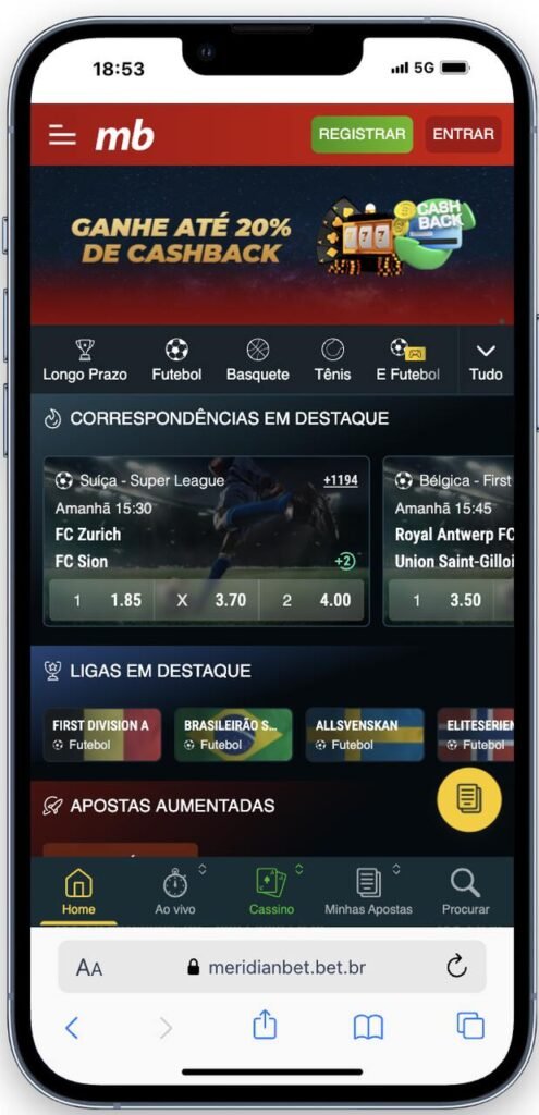 plataforma de 1 real meridianbet