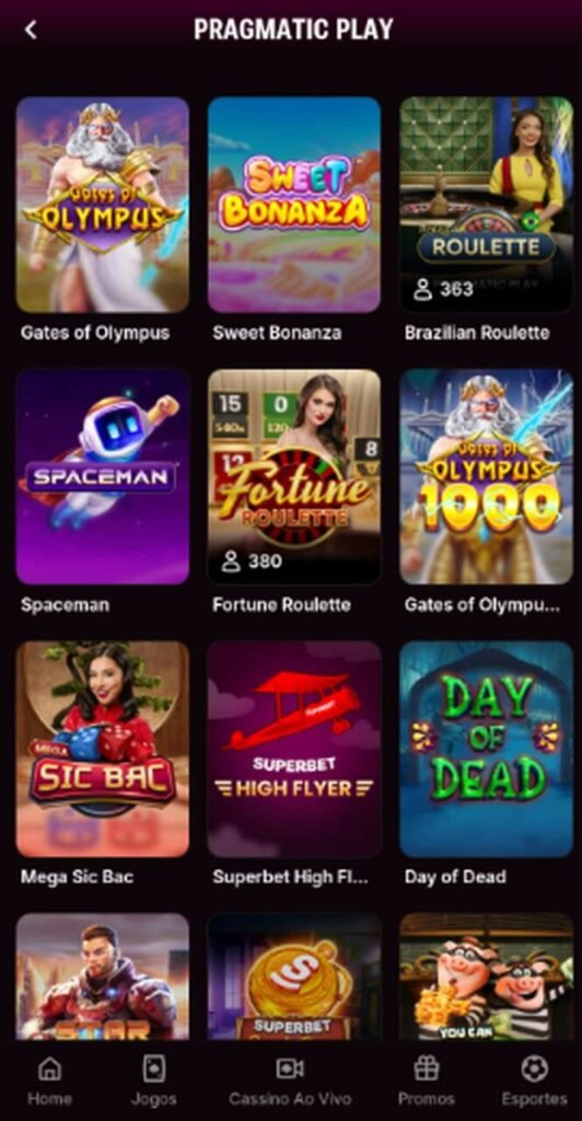 Superbet &eacute; um dos cassinos que pagam via Pix