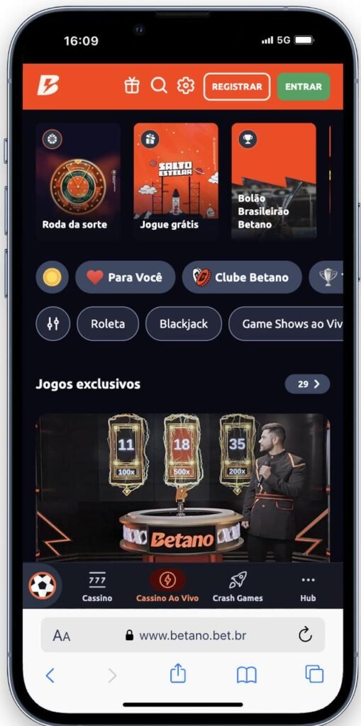 betano cassino ao vivo