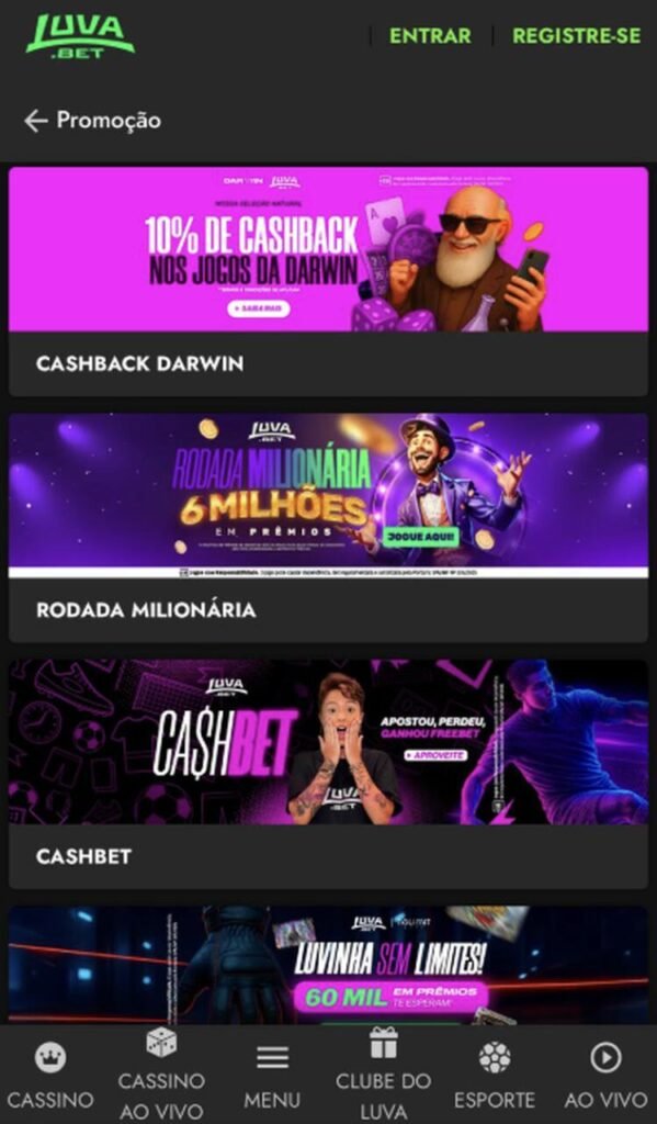 bônus luvabet casino