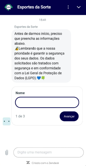 atendimento ao cliente esportes da sorte