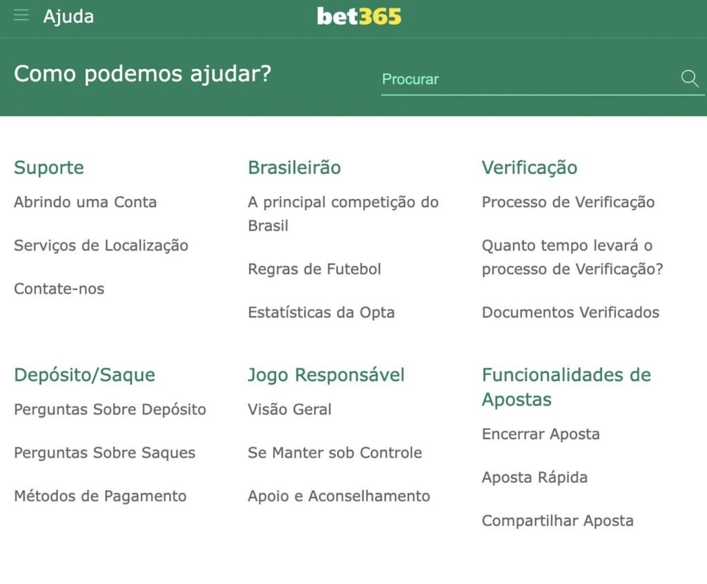 ajuda na bet365 