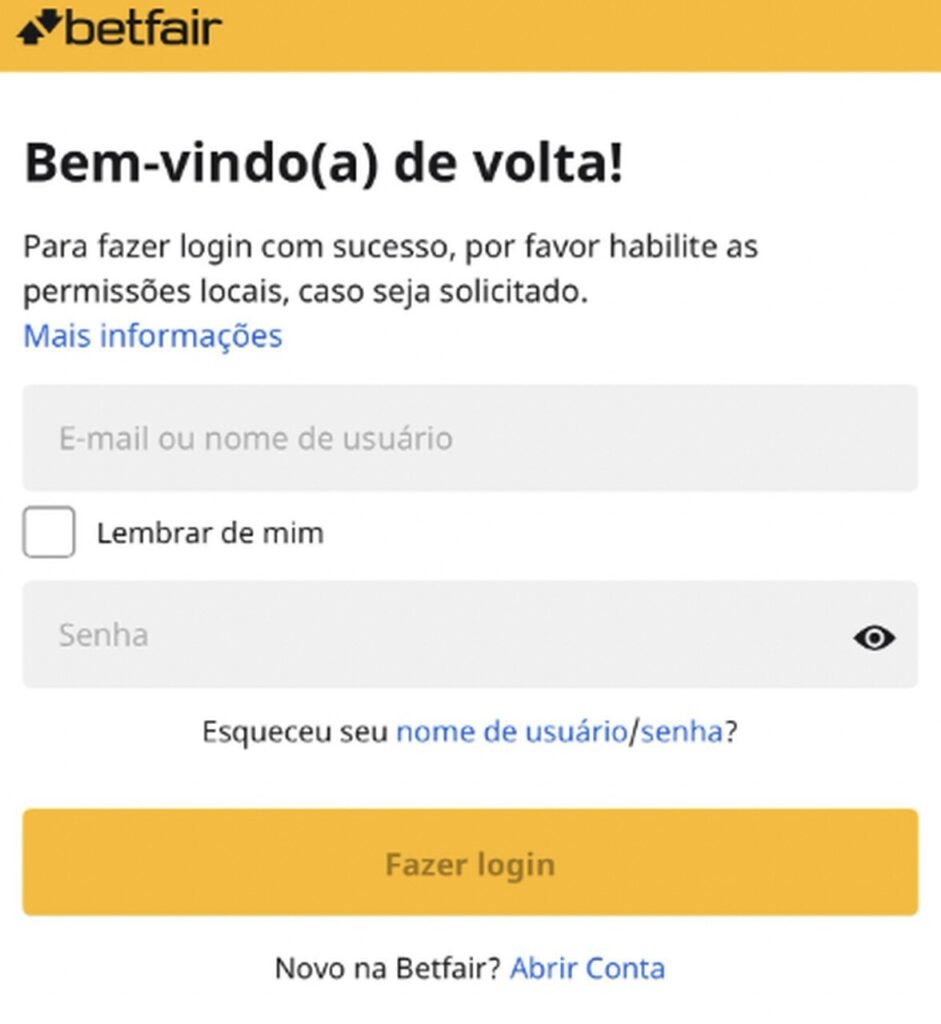login betfair