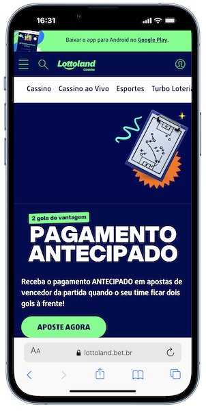 pagamento antecipado código promocional lottoland