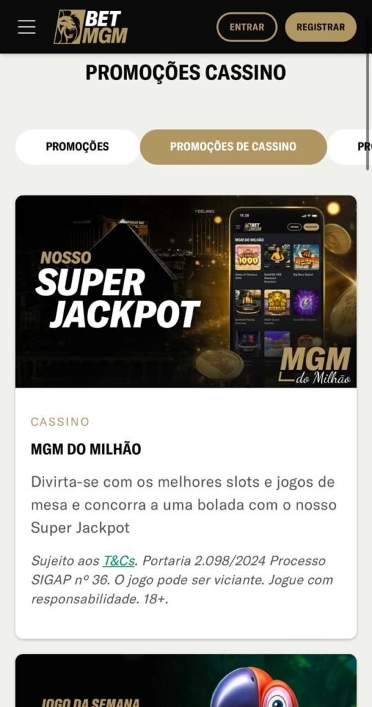 bônus betmgm casino 