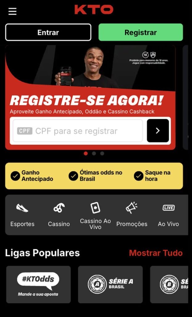 registre-se para apostar na kto