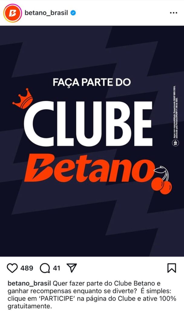 clube betano brasil