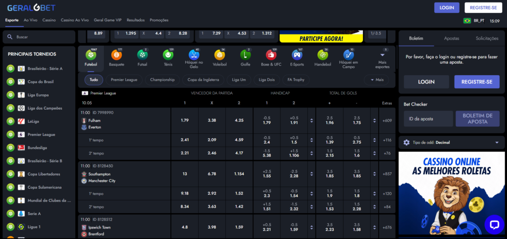 Geralbet pagina inicial 