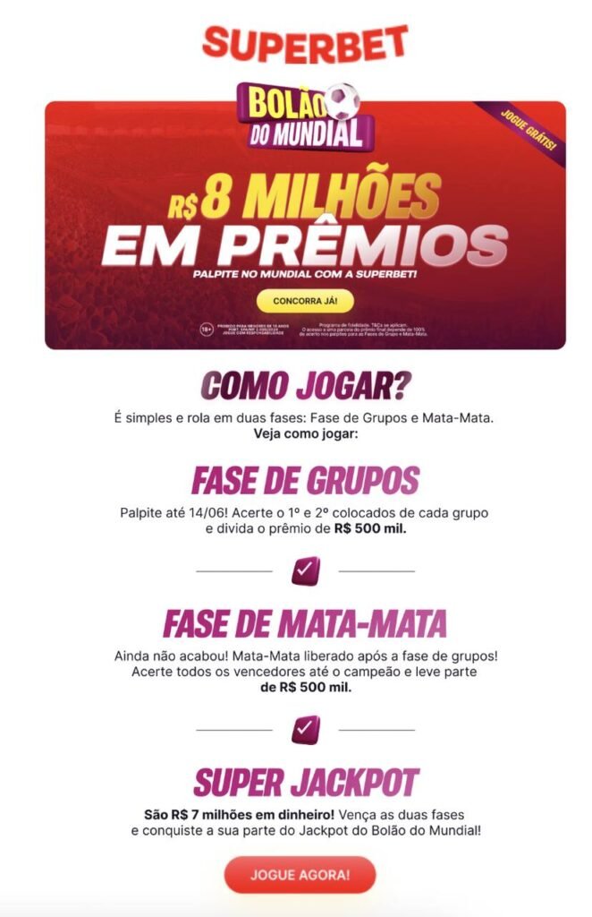 bolão do mundial superbet
