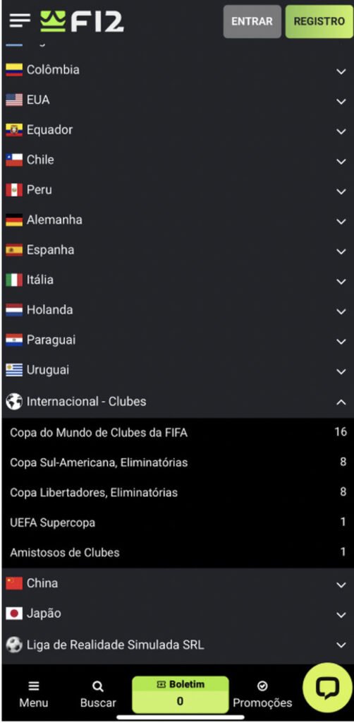 apostar no mundial de clubes na f12bet