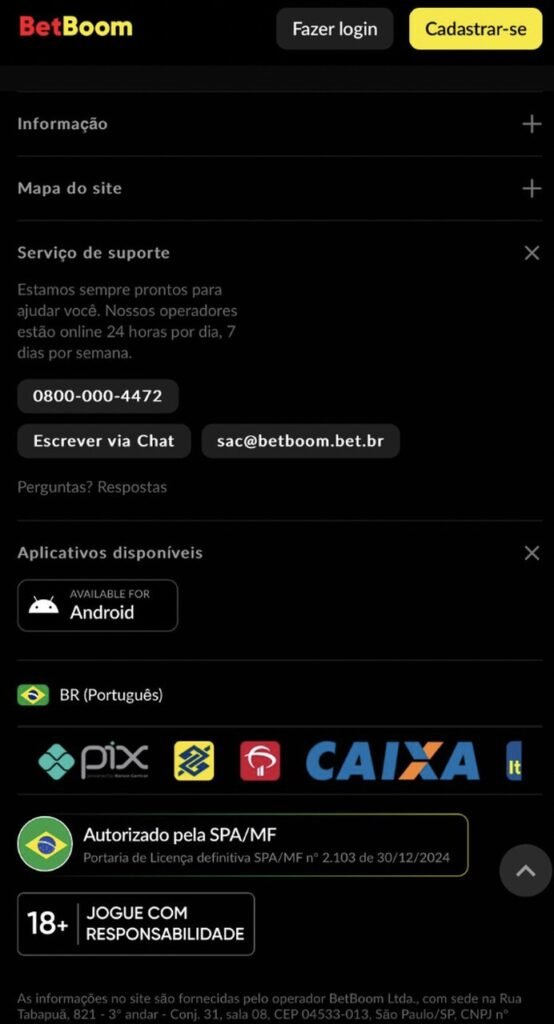 app betboom para android