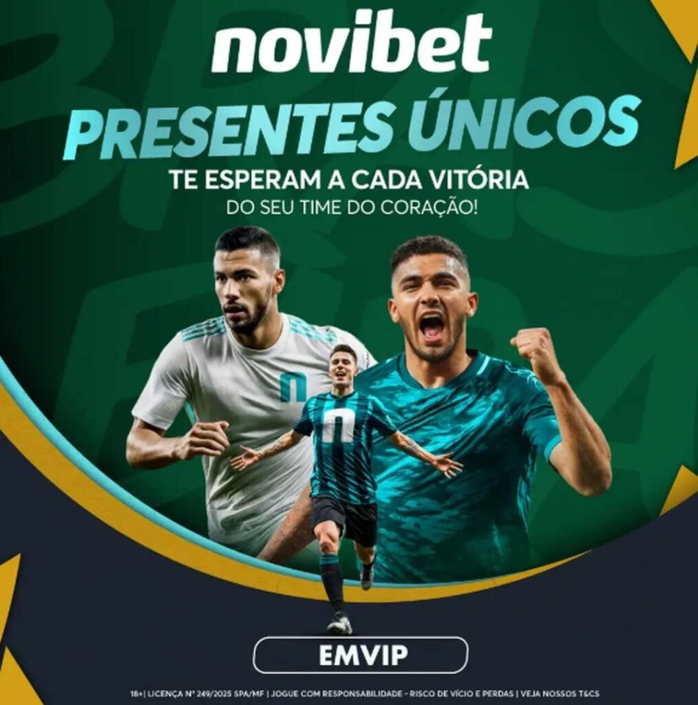 Tela da oferta especial da Novibet para apostas no Brasileir&atilde;o