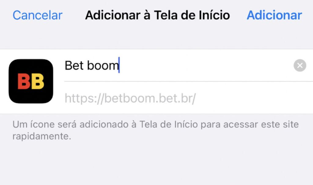 nomeando o betboom app