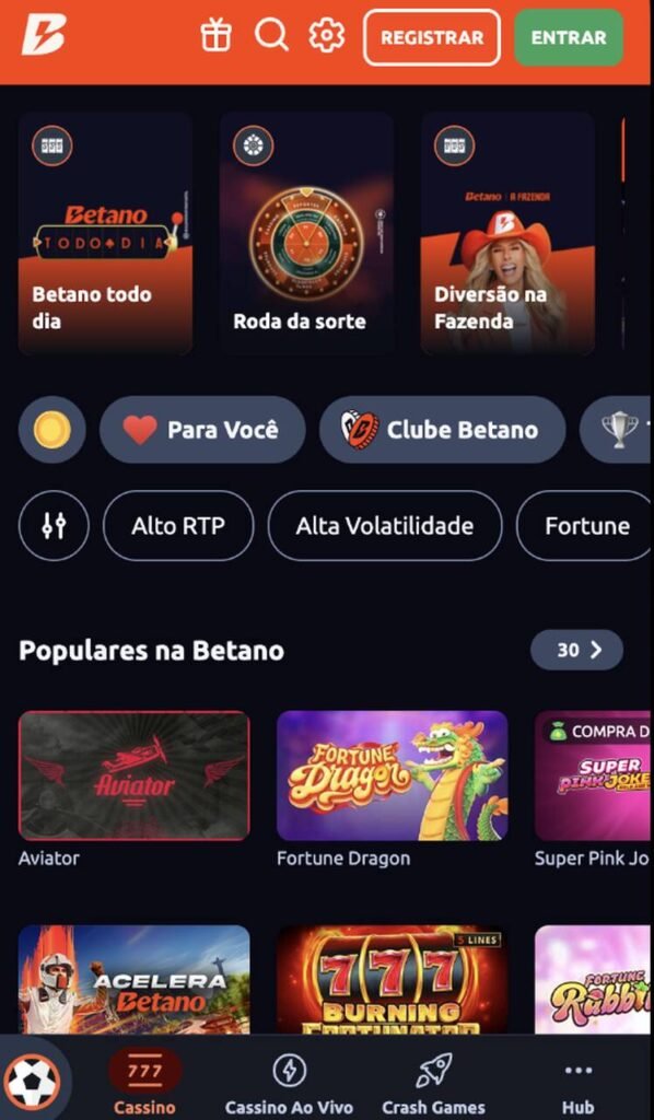 betano plataforma de 50 centavos