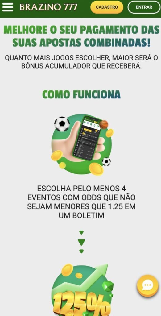 pagamento apostas combinadas bônus brazino777