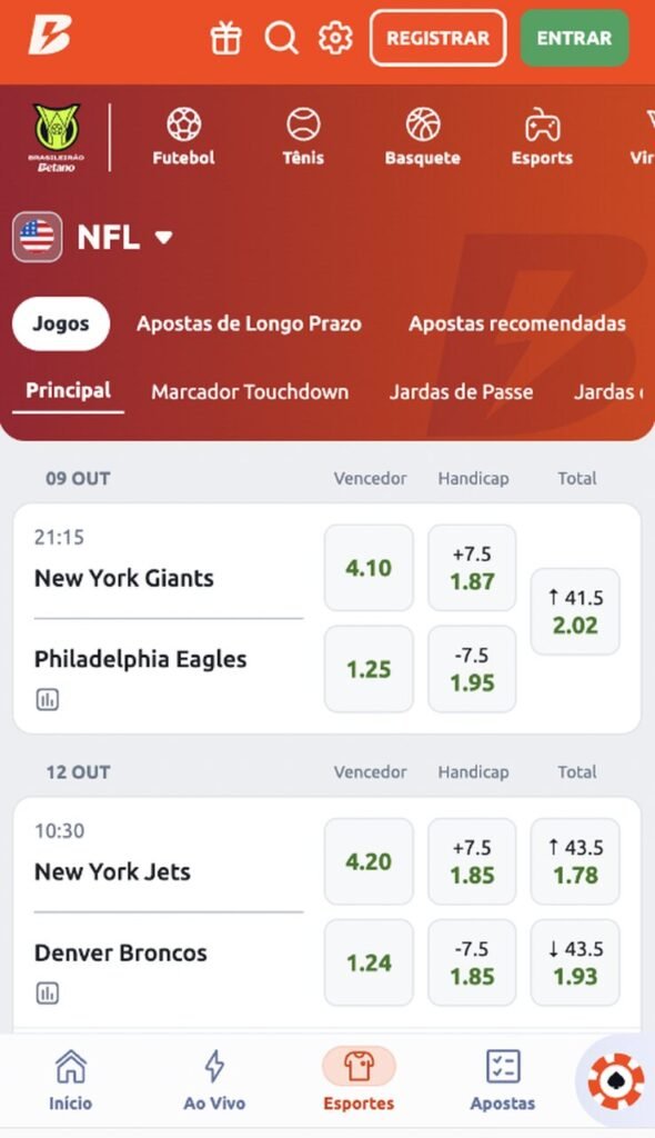 apostas nfl betano