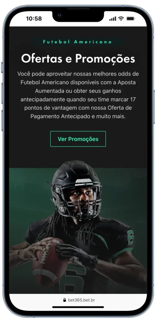 apostas NFL na bet365