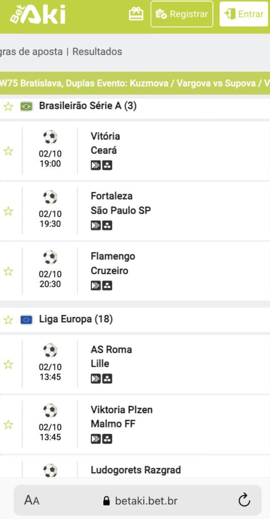 betaki código para esportes 