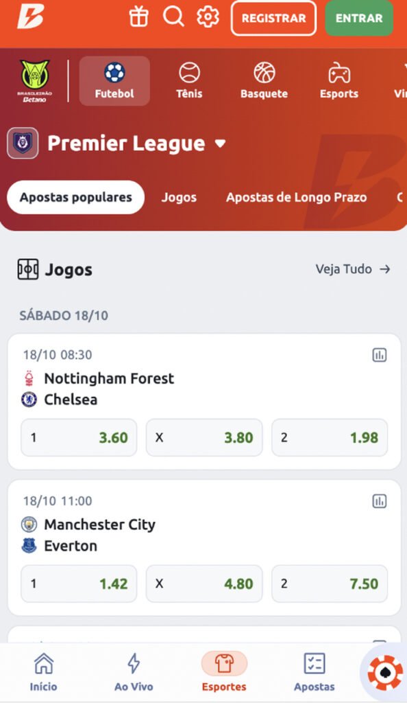 apostas premier league betano