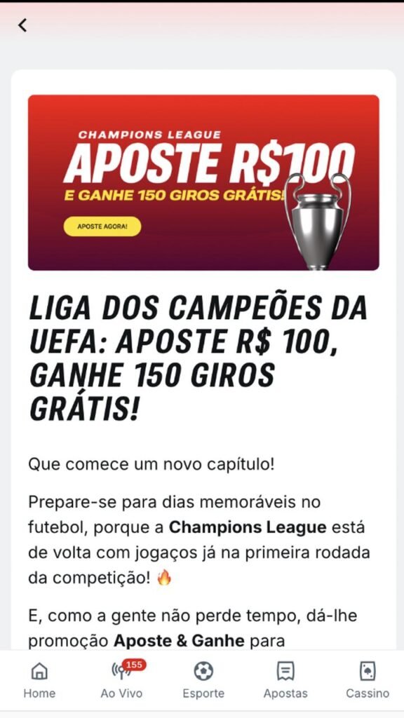 apostas champions league superbet