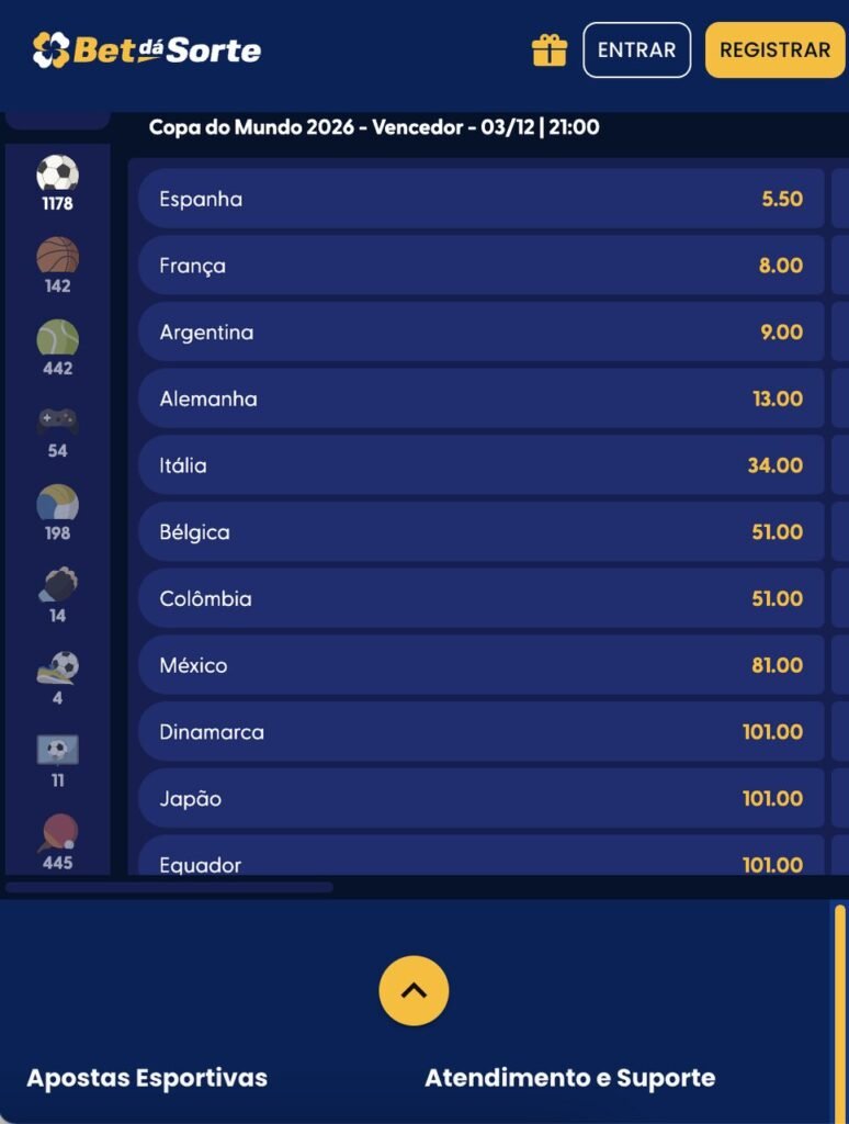 copa do mundo 26 apostas na betdasorte