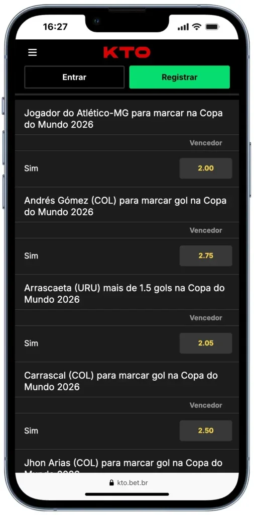 kto copa do mundo