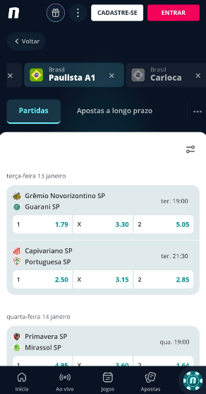 apostas campeonato paulista novibet