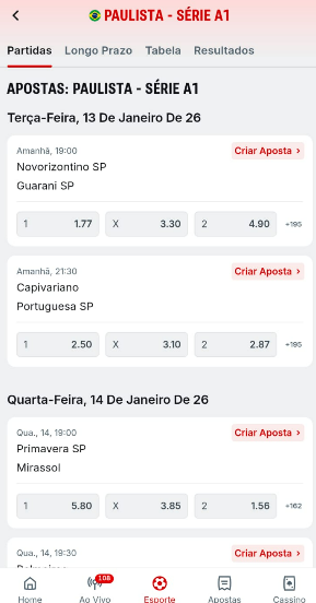 apostas campeonato paulista  superbet