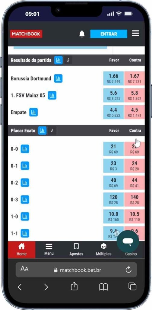 Exchange Matchbook