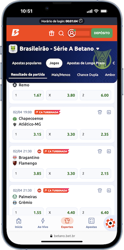 missões brasileirão betano