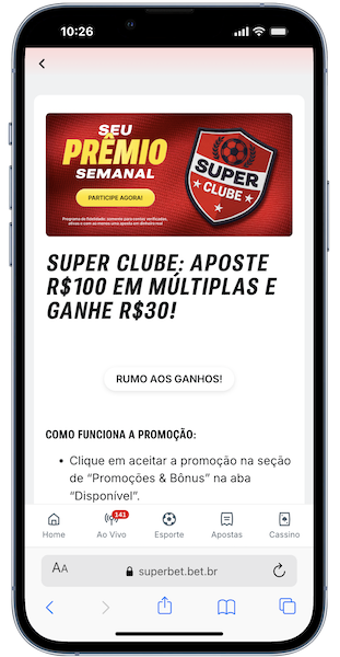 super clube superbet