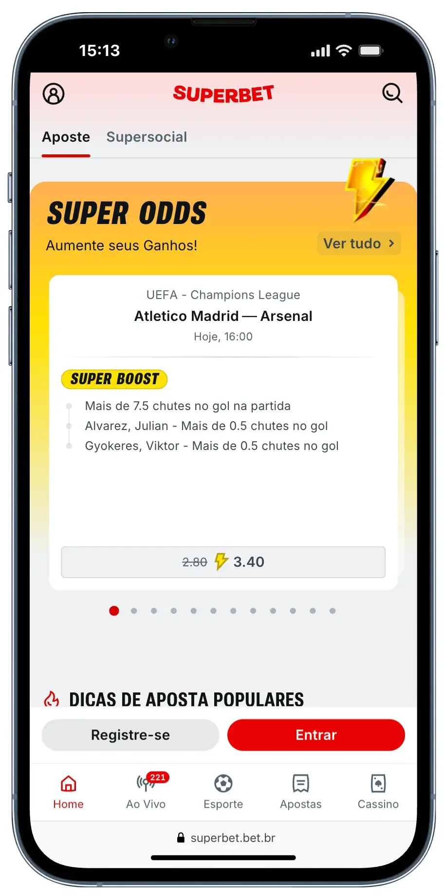 superodds código de indicação superbet