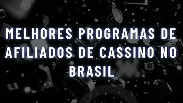 Melhores programas de afiliados de cassino no Brasil