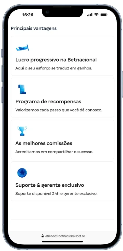 betnacional principal vantagens